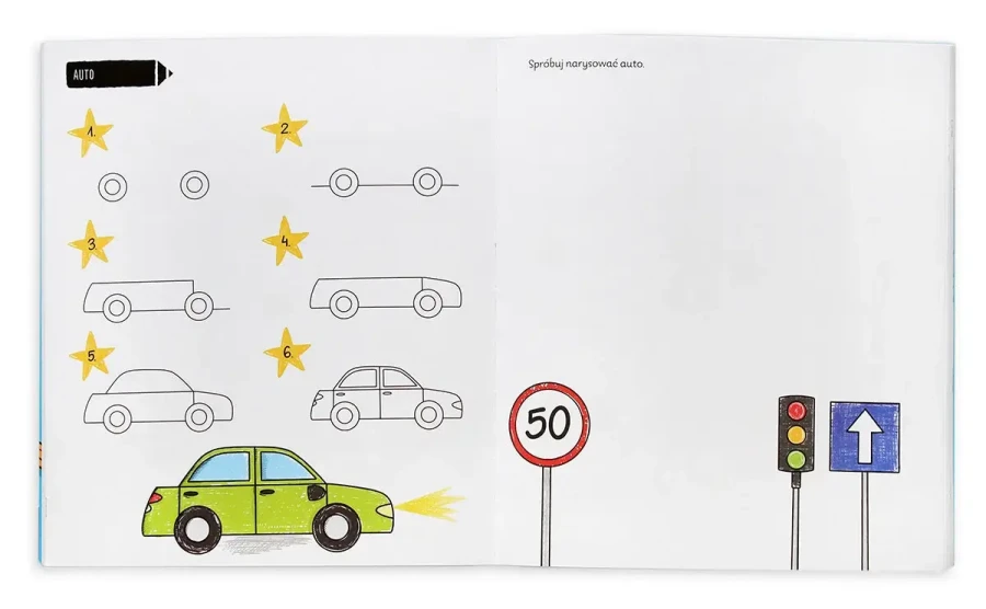 Wielka księga obrazków. Rysowanie krok po kroku / Wydawnictwo Wilga