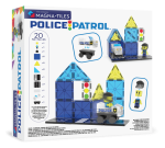 Klocki magnetyczne Patrol Policji 20 el. / Magna-Tiles
