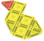 Klocki Magnetyczne Travel microMAGS XL 55 el. / Magna-Tiles