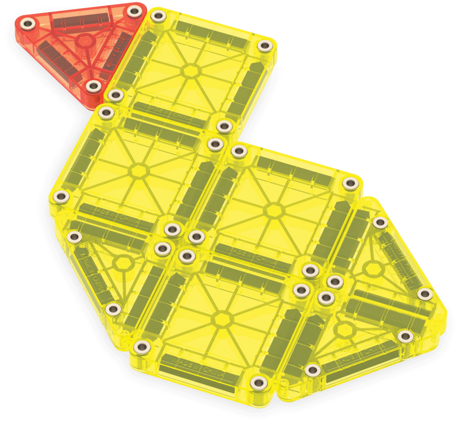 Klocki Magnetyczne Travel microMAGS XL 55 el. / Magna-Tiles