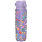 Wąska butelka na napoje - Delicate Floral (Periwinkle), 500ml / ION8®