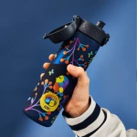 Wąska butelka na napoje - Birds, 500ml / ION8®