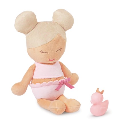 Bath Doll - lalka przytulanka do kąpieli - blondynka, wersja bez ręczniczka / LullaBaby