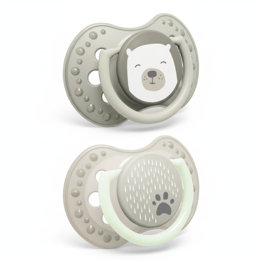 Smoczki Buddy Bear 2szt RÓŻNE ROZMIARY / LOVI