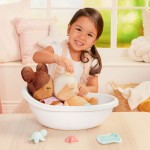 Bath Doll - lalka przytulanka do kąpieli - szatynka, wersja bez ręczniczka / LullaBaby