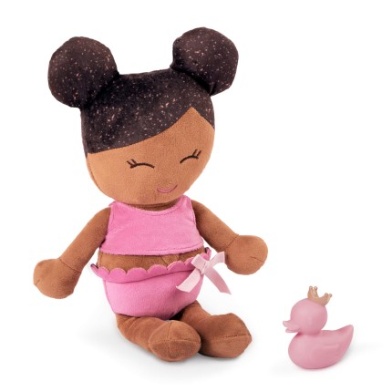 Bath Doll - lalka przytulanka do kąpieli - brunetka, wersja bez ręczniczka / LullaBaby