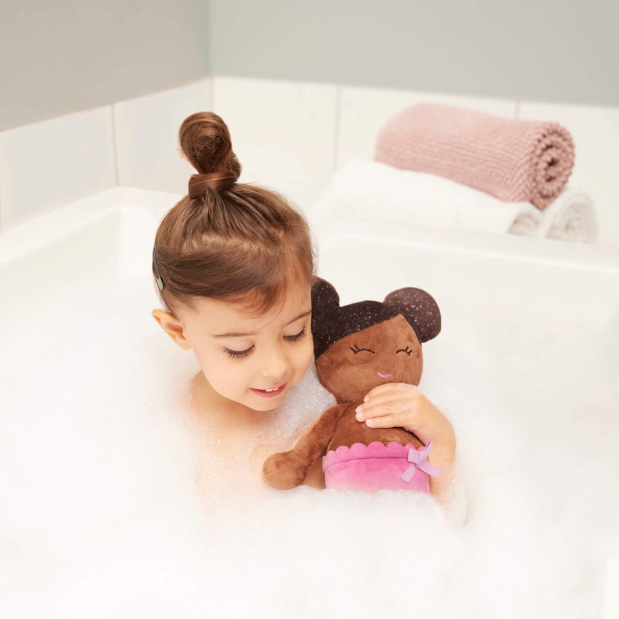 Bath Doll - lalka przytulanka do kąpieli - brunetka, wersja bez ręczniczka / LullaBaby