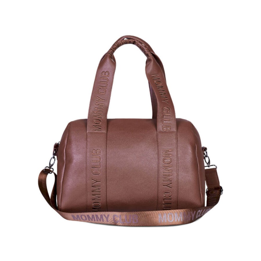 Torba do wózka Mommy Club Vegan Leather Dark Brown / Childhome