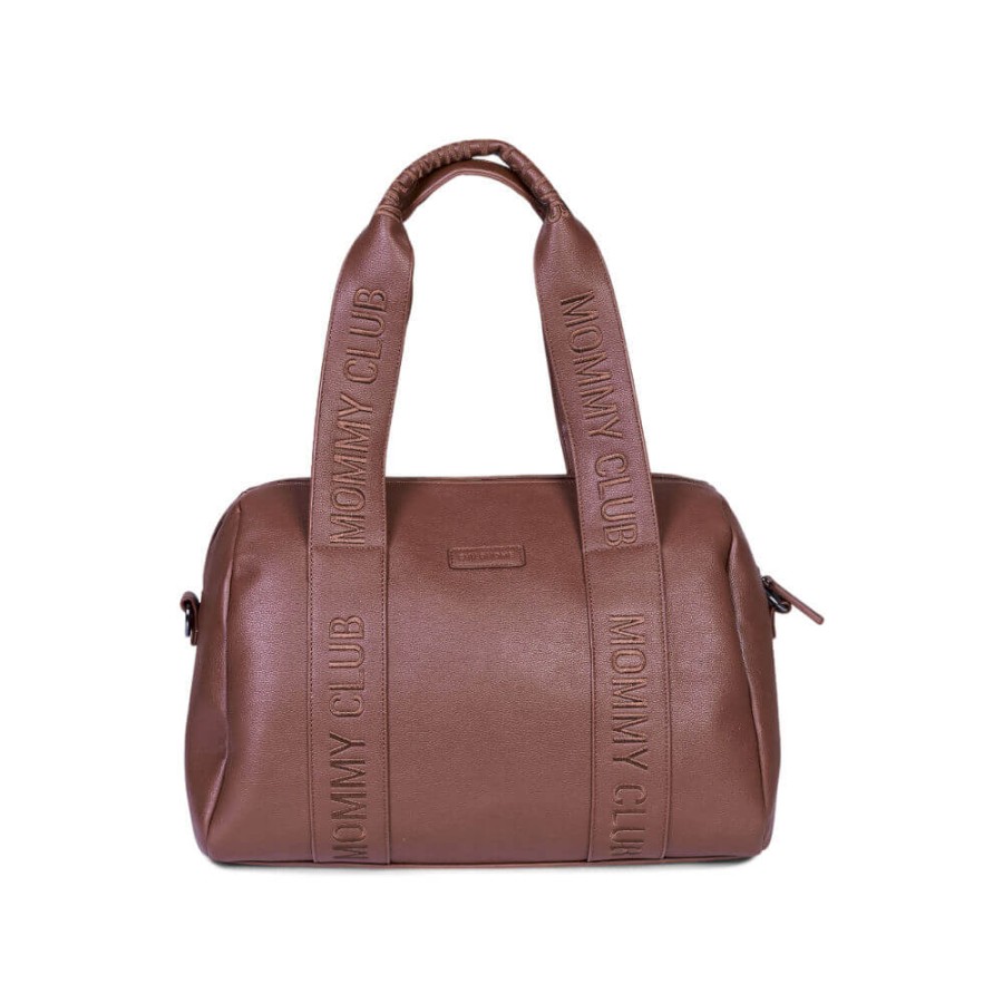 Torba do wózka Mommy Club Vegan Leather Dark Brown / Childhome