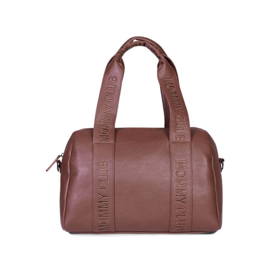 Torba do wózka Mommy Club Vegan Leather Dark Brown / Childhome