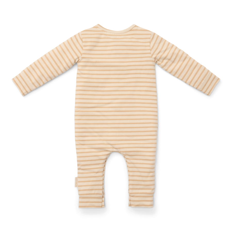 Piżamka jednoczęściowa Natural Stripes / Little Dutch