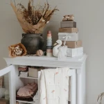 Otulacz z ogarnicznej bawełny - Pink Flower / Mushie