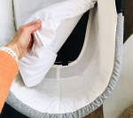 Nieprzemakalny podkład na materac 120x60 / Lullalove