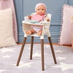 Krzesełko do karmienia lalki niemowlaka, z akcesoriami / LullaBaby