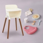 Krzesełko do karmienia lalki niemowlaka, z akcesoriami / LullaBaby