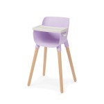 Combo dla lalki niemowlaka – krzesełko do karmienia, kojec i spacerówka, wersja fioletowa / LullaBaby