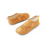 Bawełniane kapcie z gumową podeszwą Indie - Leo Oak Buff / Bobux