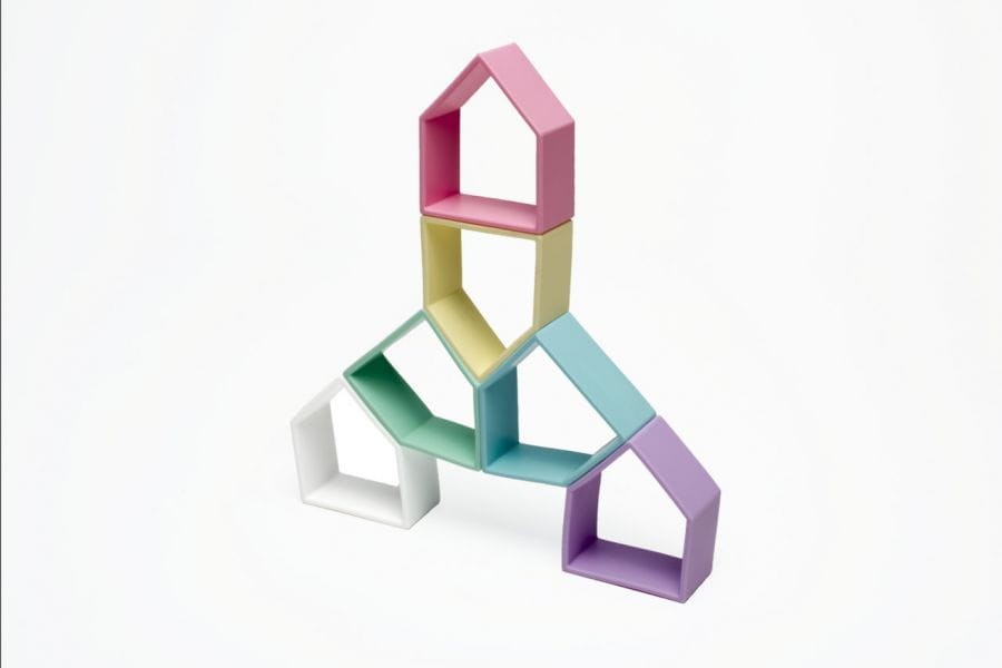 6 x Kid + 6 x House + 6 x Tree PASTEL / DENA