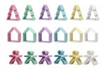 6 x Kid + 6 x House + 6 x Tree PASTEL / DENA