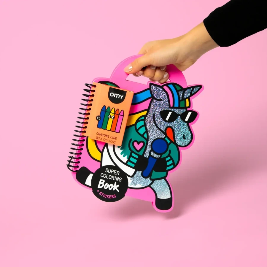Zestaw do kolorowania z naklejkami - Lily / OMY