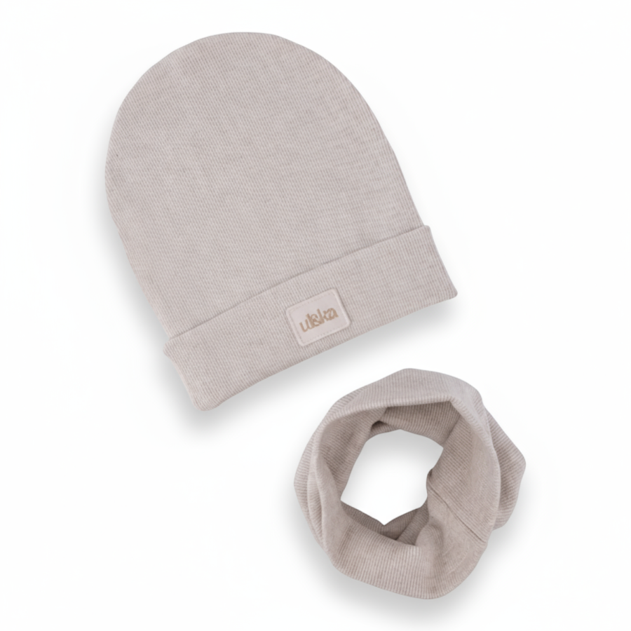 Zestaw BEŻ MELANŻ LINE / UL&KA