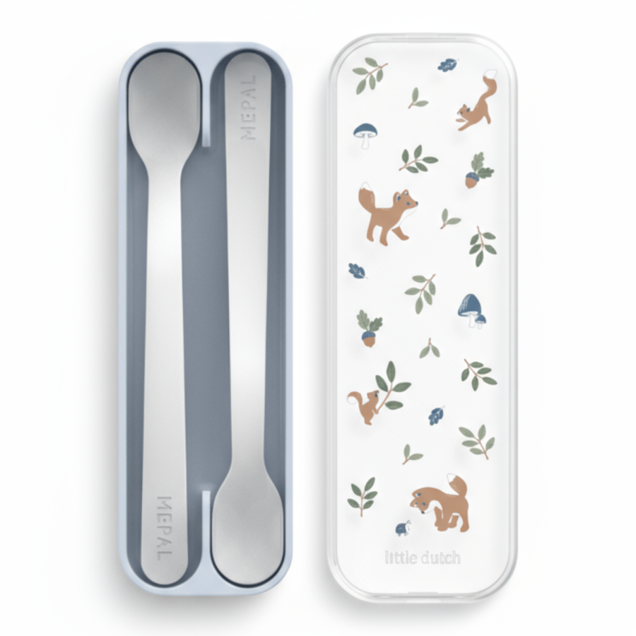 Zestaw łyżeczek do karmienia 2 szt. Forest Friends / Mepal & Little Dutch