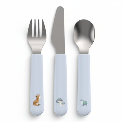 Zestaw sztućców dziecięcych 3 szt. Forest Friends / Mepal & Little Dutch