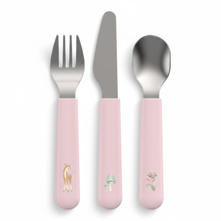 Zestaw sztućców dziecięcych 3 szt. Fairy Garden / Mepal & Little Dutch