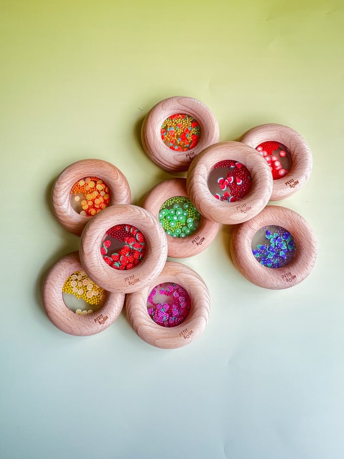 Grzechotka sensoryczna - Marchewki / Petit Boum