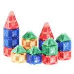 Klocki magnetyczne Mini Tiles Pack Intense 28 el. / Cleverclixx