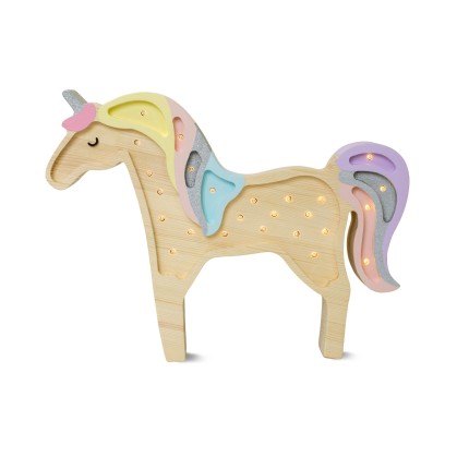 Lampa Little Lights Jednorożec - Rainbow Wood / Little Lights