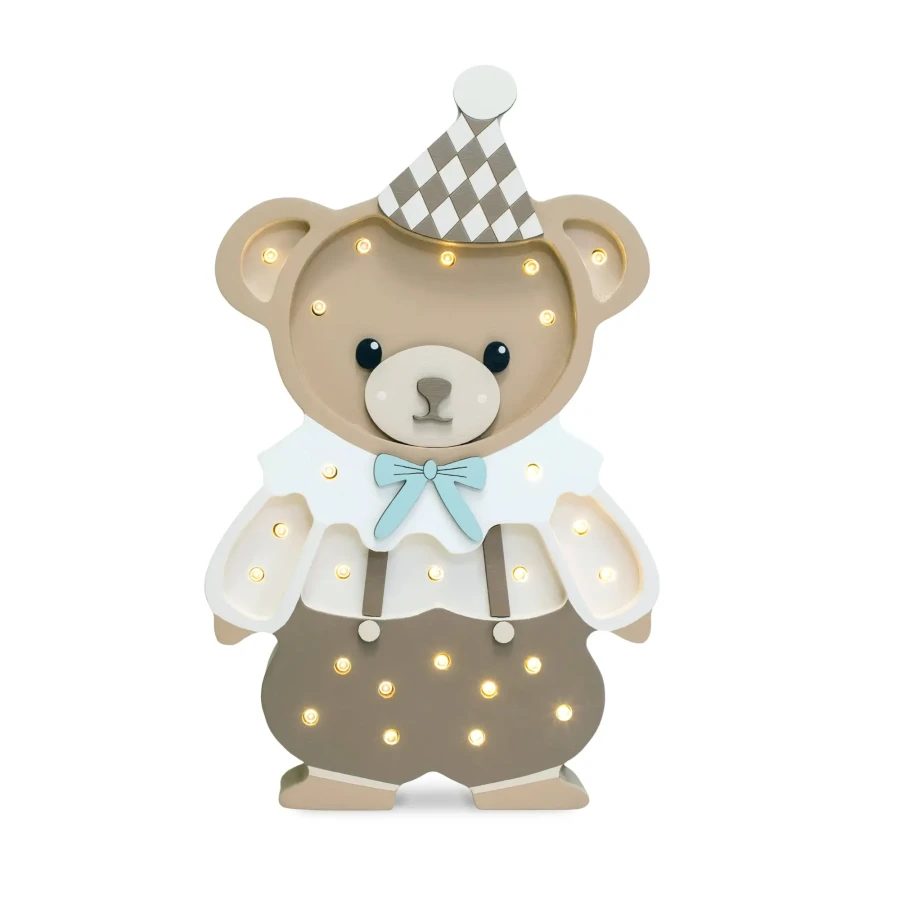 Lampa Little Lights Miś Theodor - Chocolate Brown / Little Lights