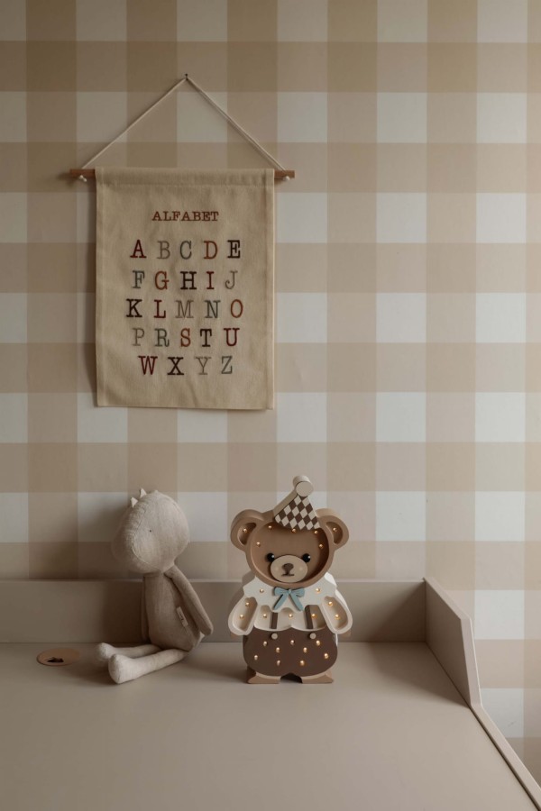 Lampa Little Lights Miś Theodor - Chocolate Brown / Little Lights
