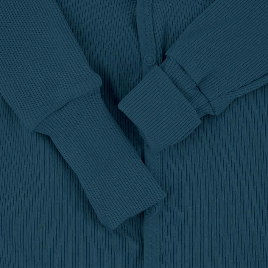 Rampers niemowlęcy z prążkowanej dzianiny z regulacją - Royal Blue / Babysteps