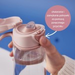 Zestaw Sportowa butelka tritanowa 450 ml + Mini Lunchbox - Strawberry Shake / B.box