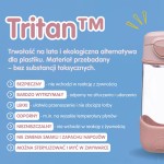 Zestaw Sportowa butelka tritanowa 450 ml + Mini Lunchbox - Strawberry Shake / B.box