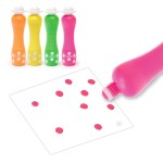 Markery stempelkowe 4 kolory NEONOWE / Djeco