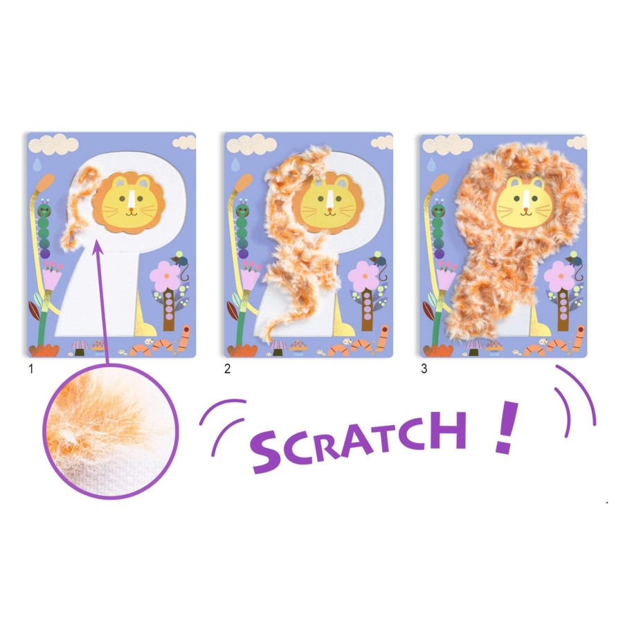 Zestaw artystyczny PUSZYŚCI PRZYJACIELE / Djeco