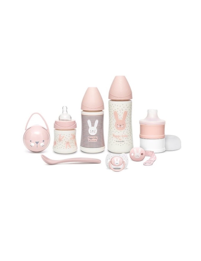 Zestaw startowy Różowy Hygge Baby / Suavinex
