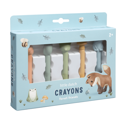 Kredki woskowe Forest Friends / Little Dutch
