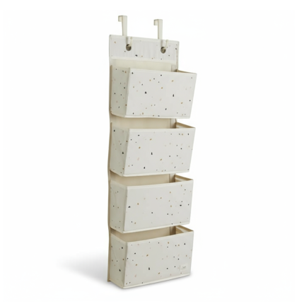 Organizer na drzwi wiszący Cream Recycled / 3 Sprouts