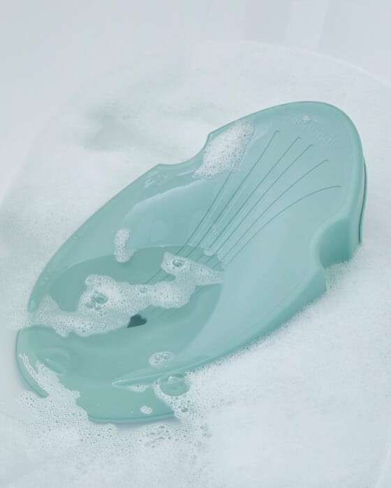 Leżaczek do kąpieli noworodka Eucalyptus / Shnuggle Baby