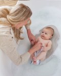 Leżaczek do kąpieli noworodka Taupe / Shnuggle Baby
