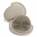 Szczotka silikonowa do włosów dla niemowląt Taupe / Shnuggle Baby