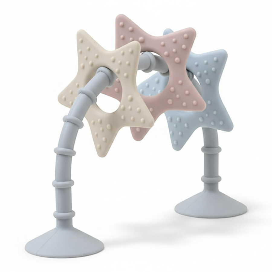 Zabawka i gryzak dla dziecka z przyssawką Gwiazdki / Shnuggle Baby