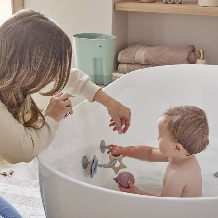 Zabawka i gryzak dla dziecka z przyssawką Gwiazdki / Shnuggle Baby