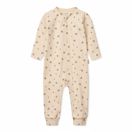 Piżama Birk - peach mini, sea shell / Liewood