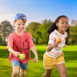 Egg & Spoon Racers - zestaw do zabawy w wyścigi z jajkami na łyżkach / B.Toys