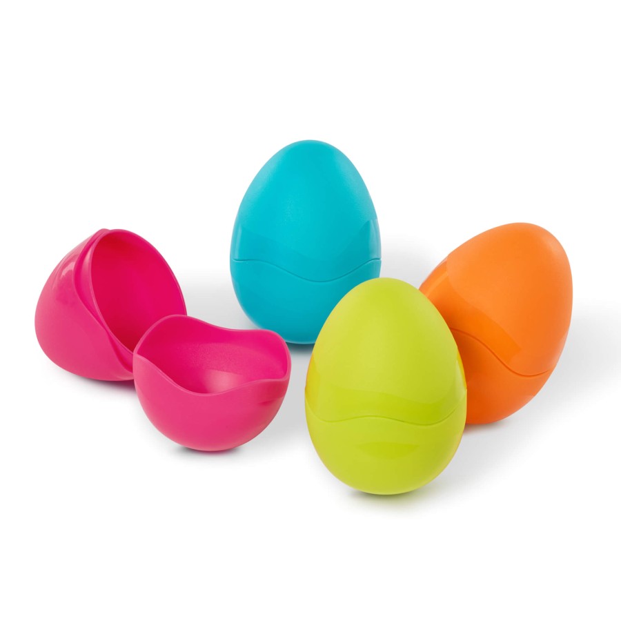 Egg & Spoon Racers - zestaw do zabawy w wyścigi z jajkami na łyżkach / B.Toys