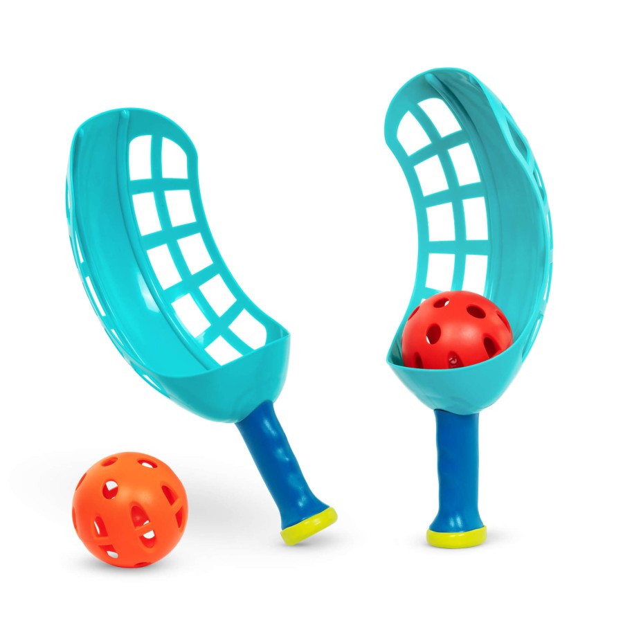 Scoop & Toss Game Set - gra zręcznościowa - szufle z piłkami / B.Toys
